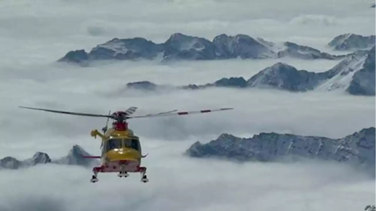 Cade un elicottero sul monte Rosa