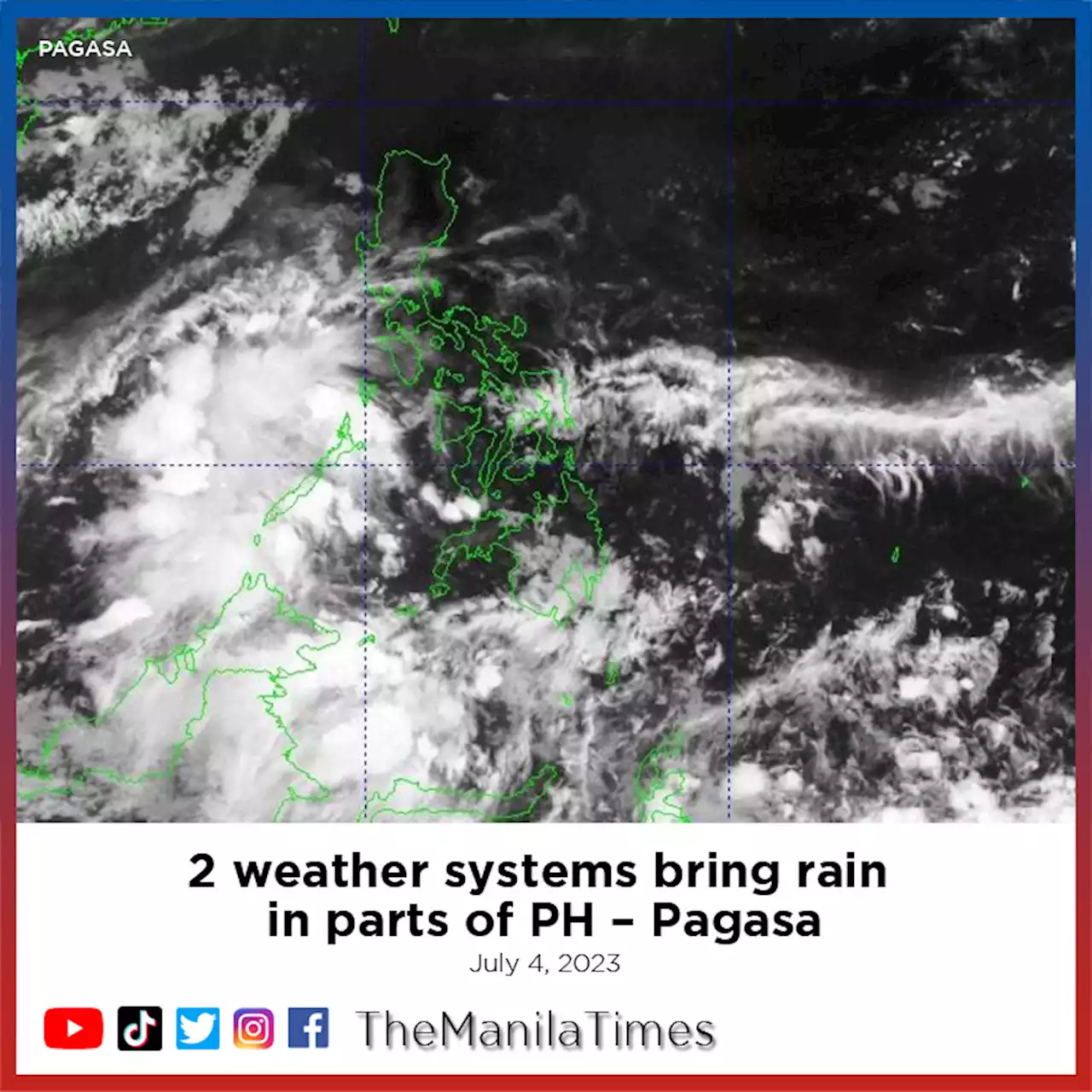 2 weather systems bring rain in parts of PH – Pagasa