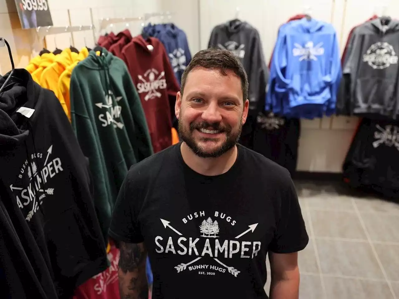 Find fun Saskatchewan-themed products from a local outdoorsman at Saskamper