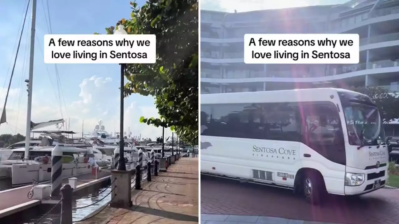 #trending: Expat shares on TikTok what living in Sentosa is like; netizens make amusing comparisons to HDB heartland estates