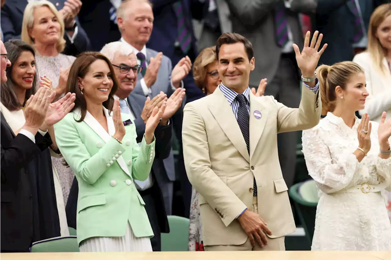 Wimbledon le rindió un emotivo homenaje a Roger Federer