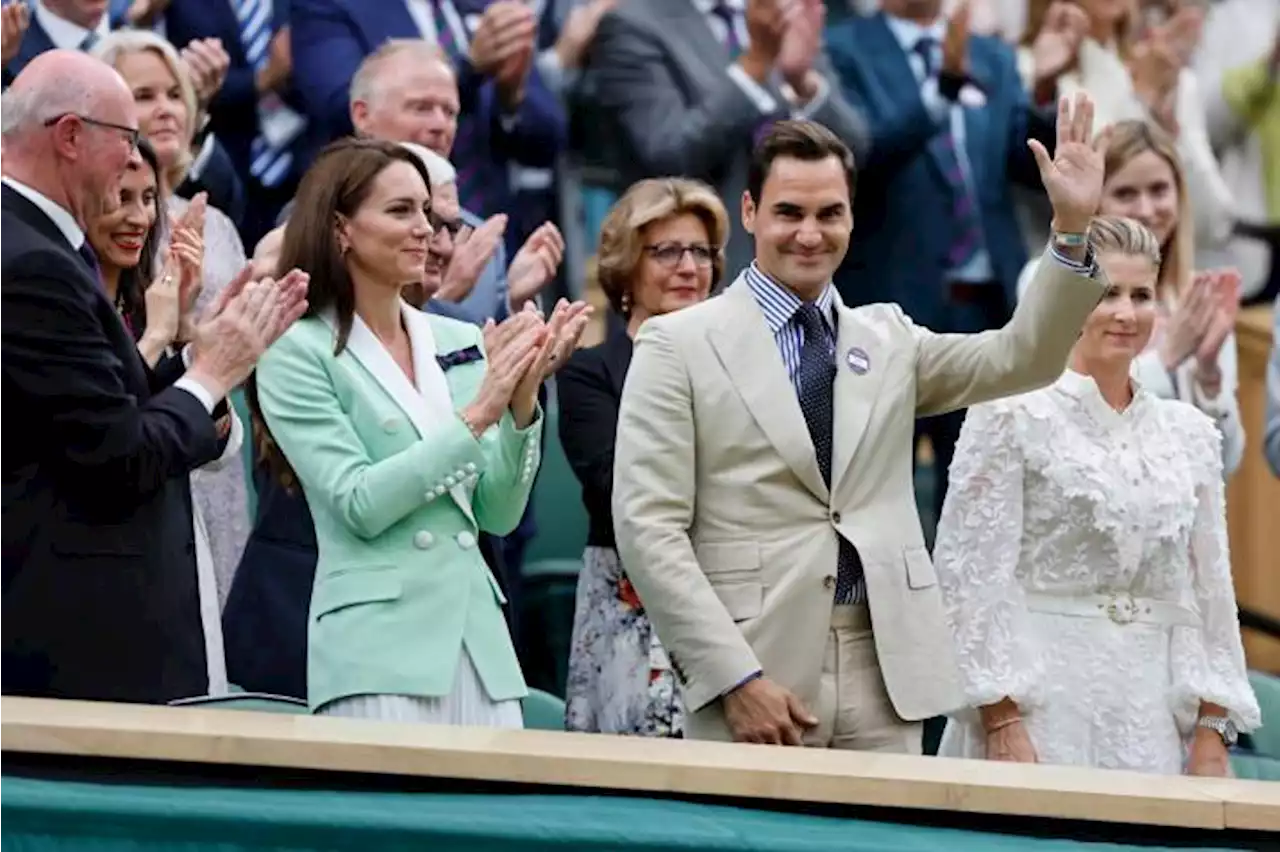 Video: así fue el homenaje a Roger Federer en Wimbledon