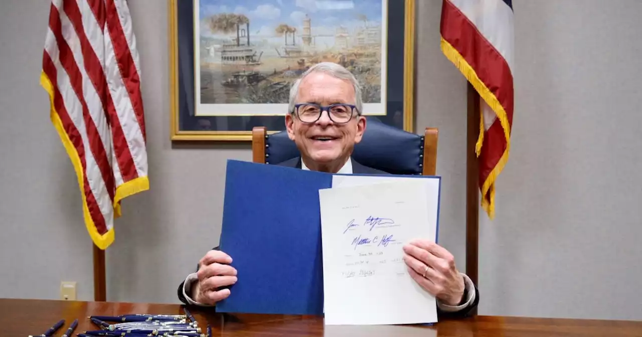 Ohio Gov. Mike DeWine signs budget, issues dozens of vetoes