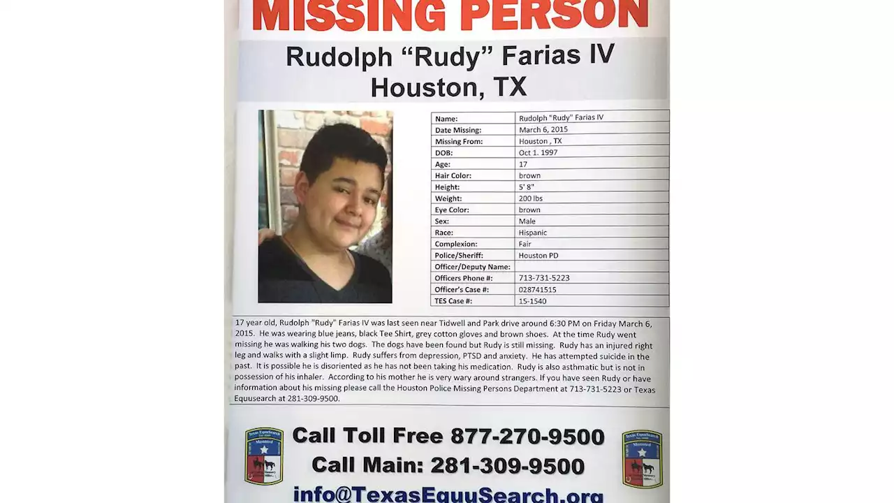 A Texas man who went missing as a teen in 2015 has been found alive, his family and police say