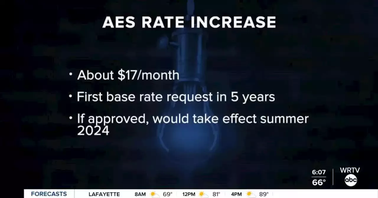 AES requests 17 rate hike starting in summer 2024