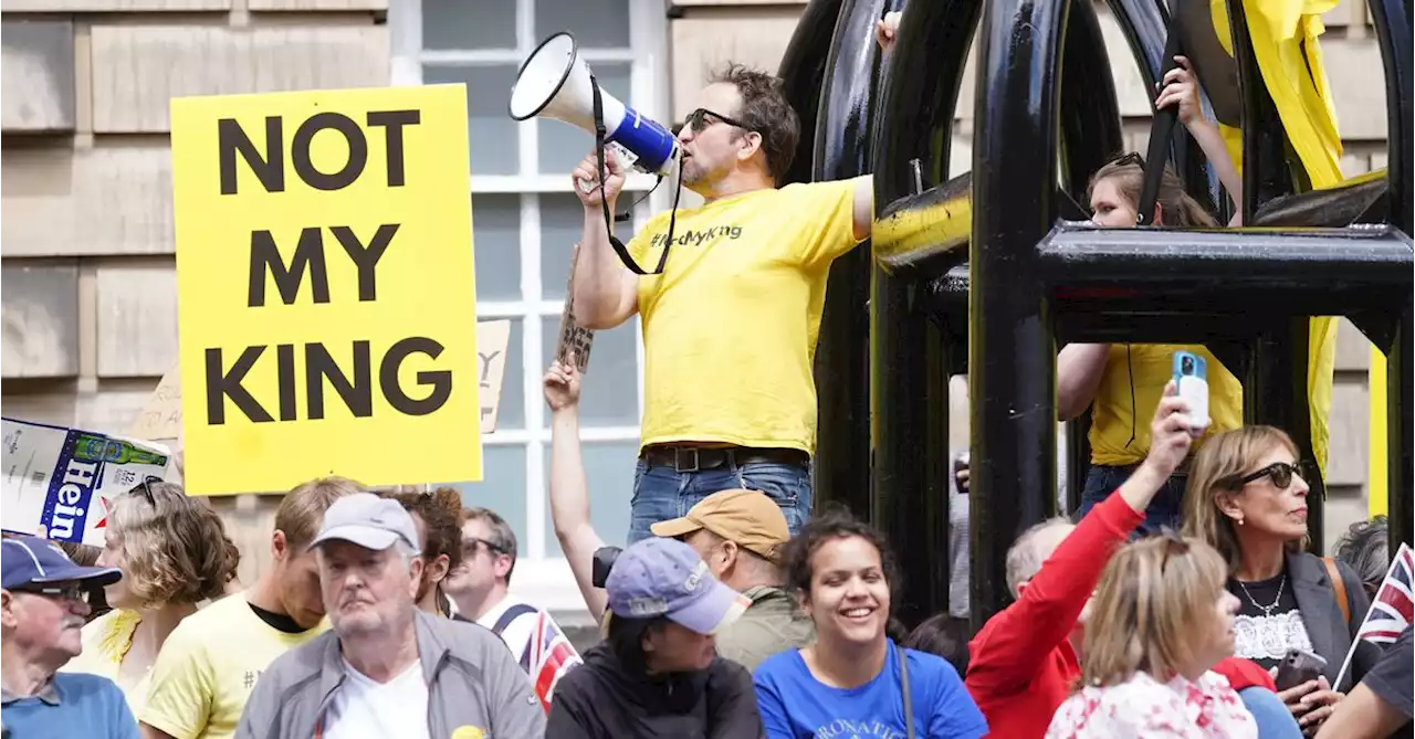 'Not my King': Protesters mark King Charles' ceremony in Scotland