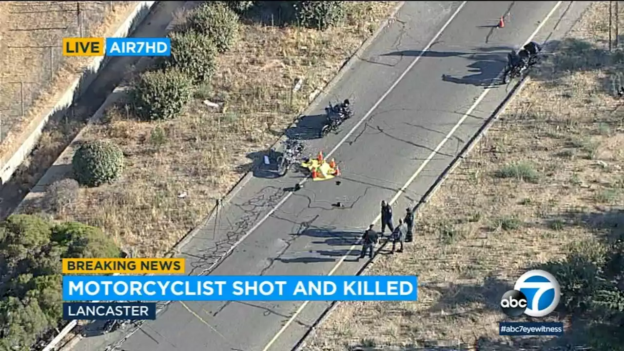 Motorcyclist shot and killed on 14 Freeway off-ramp in Lancaster