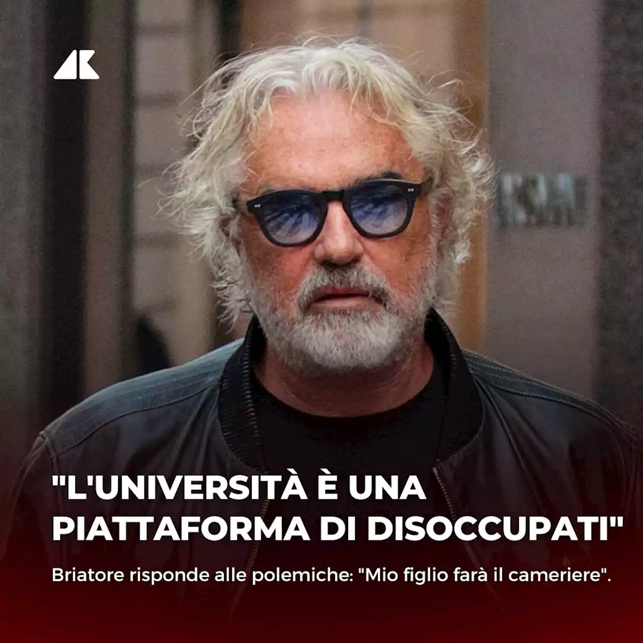 Briatore: 'Università piattaforma di disoccupati. Mio figlio lavorerà come cameriere' - Video