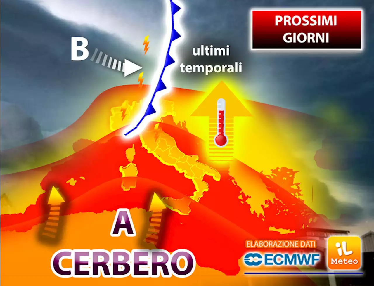 Meteo: PROSSIMI GIORNI, per la Prima volta arriva l'Anticiclone Africano CERBERO; caratteristiche ed effetti