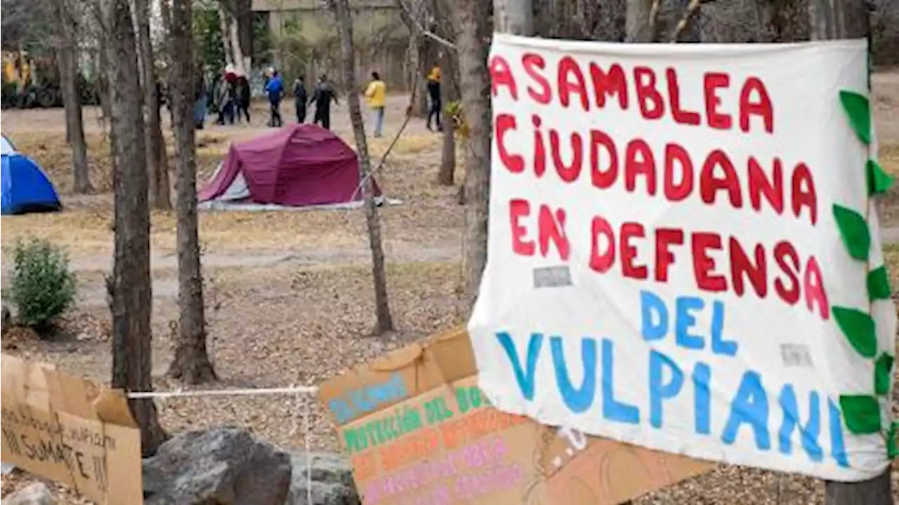 Crece la tensión en el acampe de asambleístas contra una mega obra en San Luis