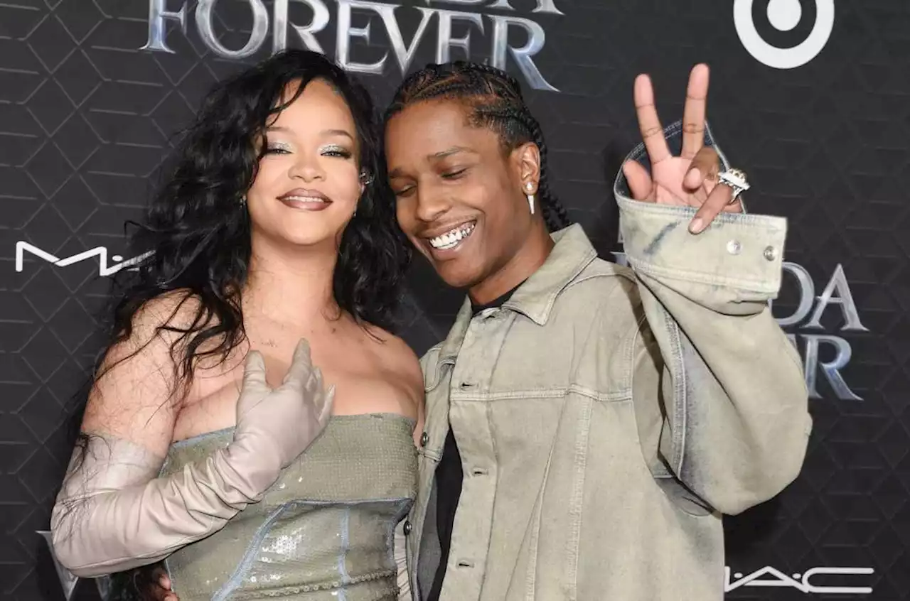 Rihanna Shares Angelic Photo of A$AP Rocky Holding Baby RZA: ‘My Bajan Boyz’