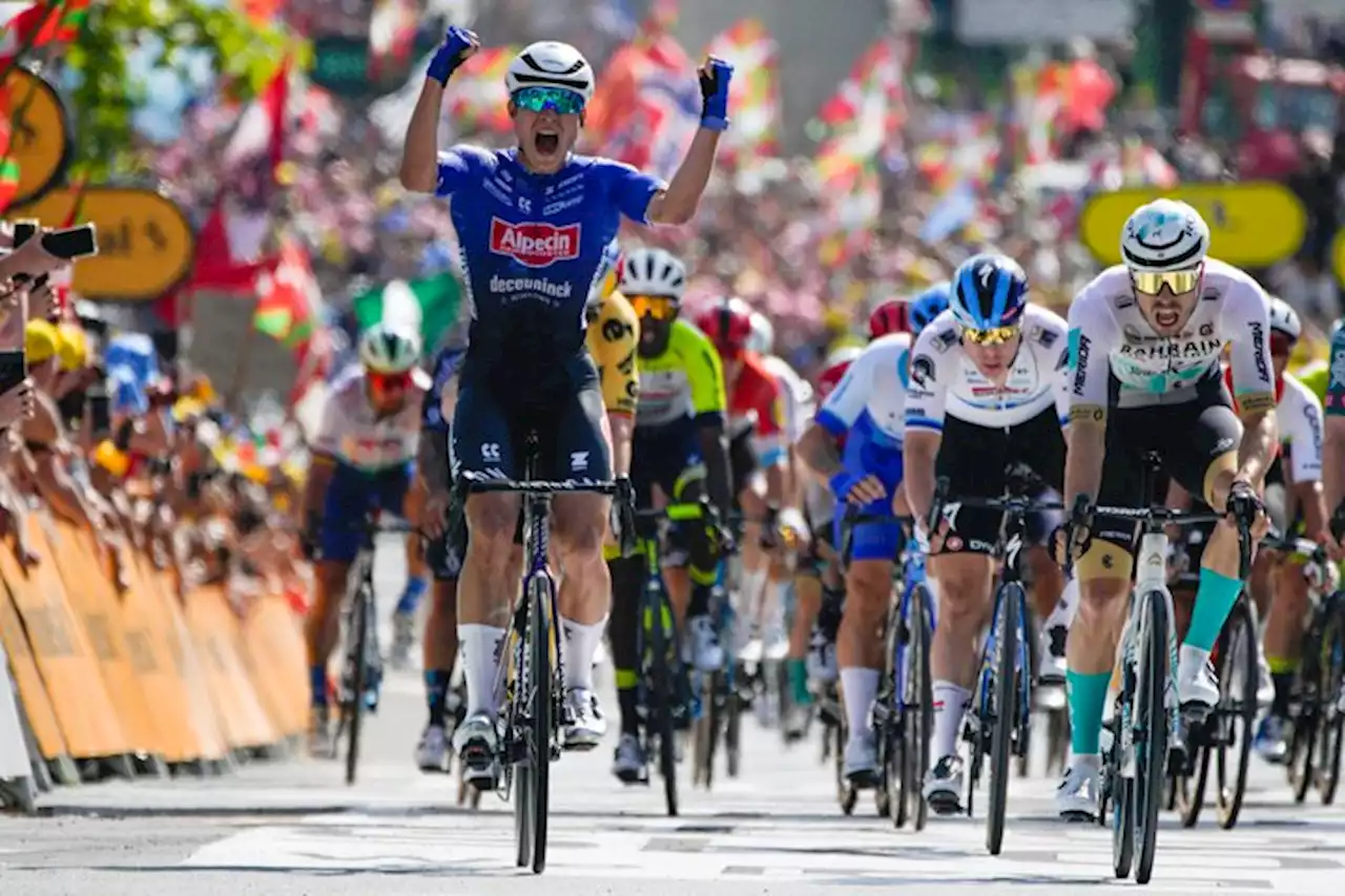 Philipsen wins third stage of the Tour de France, Yates keeps overall lead | The Associated Press