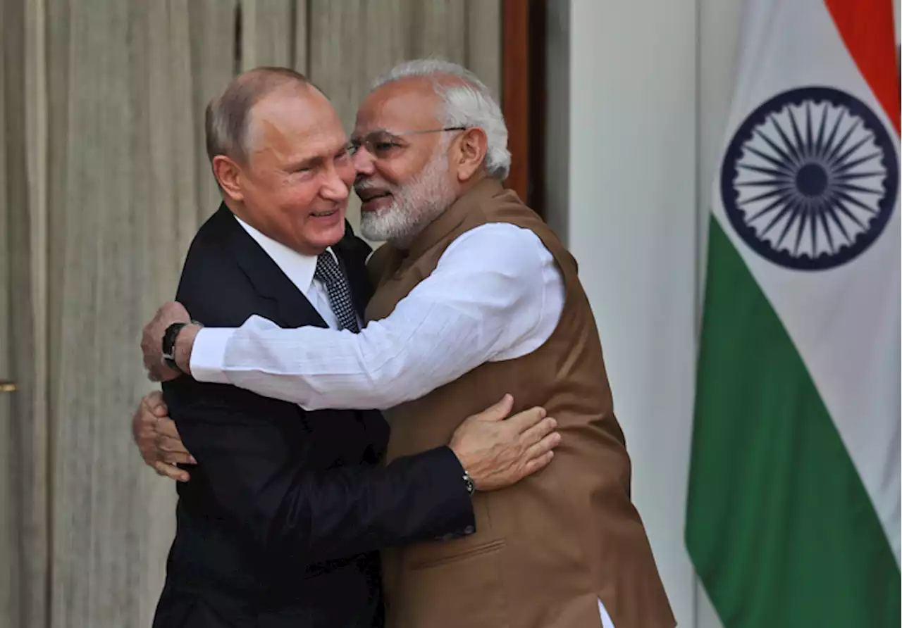 Modi uses speech to Russia-China-led group to swipe at Pakistan, no mention of Ukraine | Ashok Sharma & Krutika Pathi / The Associated Press