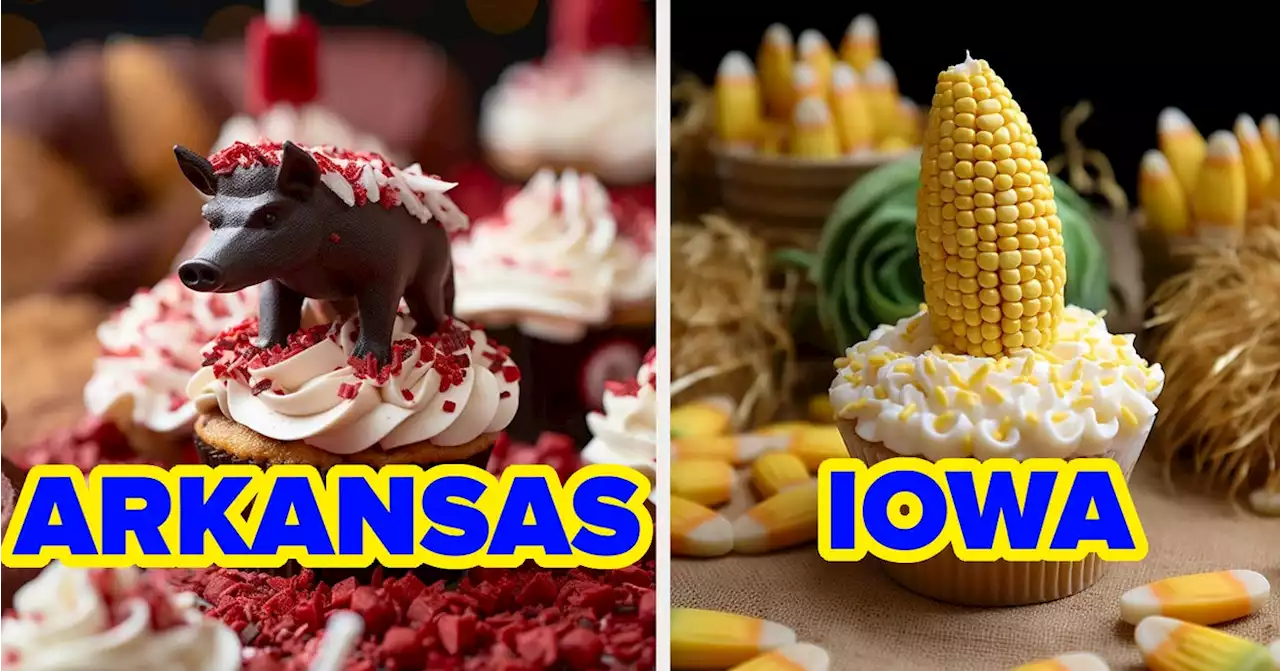 From Alabama To Wyoming, This Is What AI Thinks The US States Look Like In Cupcake-Form