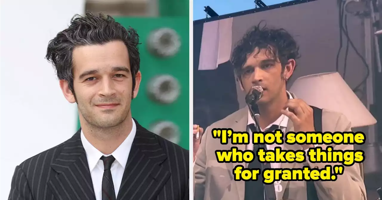 Matty Healy Said There's A Lot Of Jokes That He'd 'Take Back' Amidst His Recent Controversial Comments