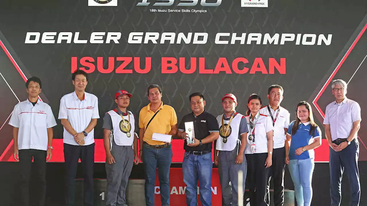 Isuzu Bulacan Tops 18th Skills Olympics | CarGuide.PH | Philippine Car News, Car Reviews, Car Prices