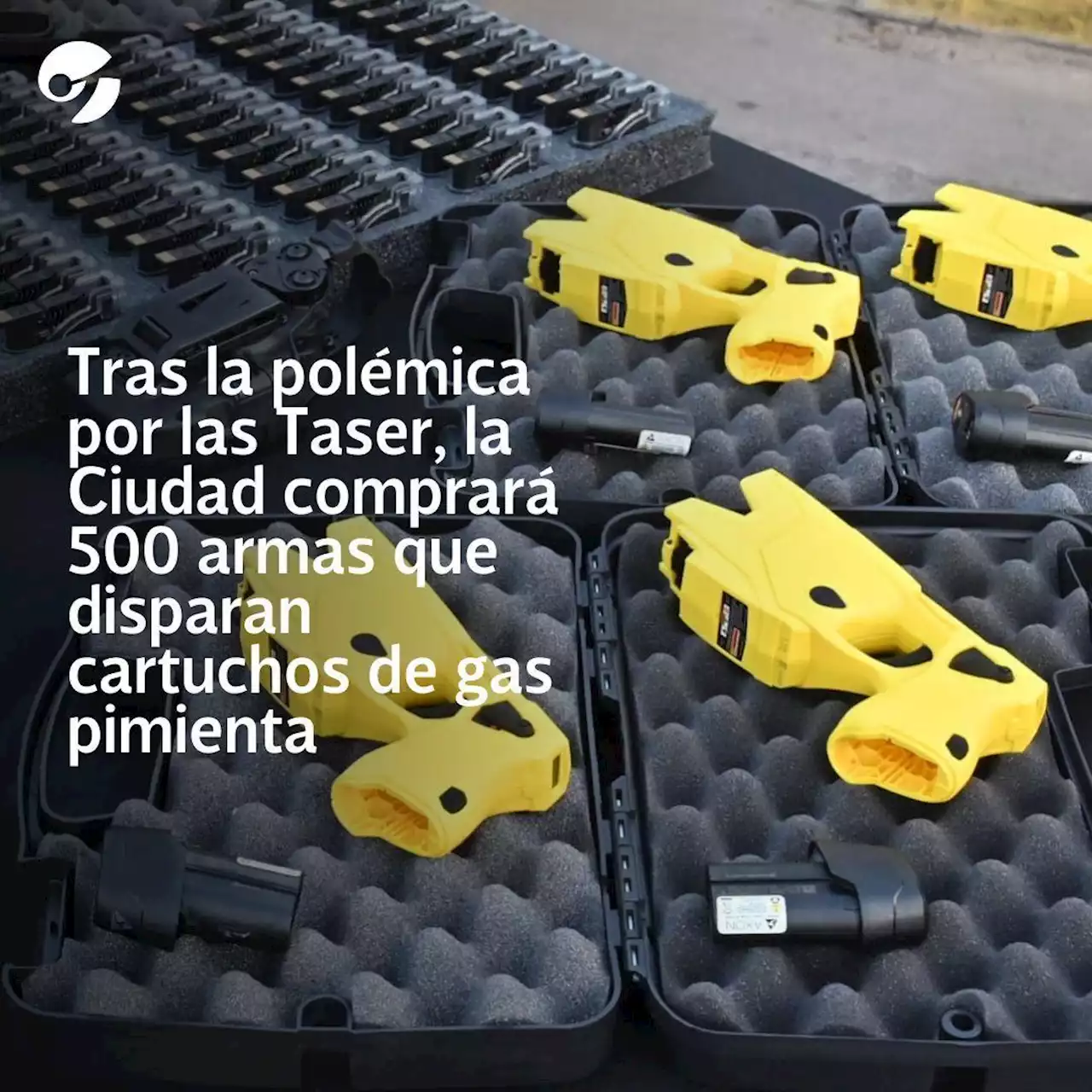 Tras la polémica por las Taser, la Ciudad comprará 500 armas que disparan cartuchos de gas pimienta