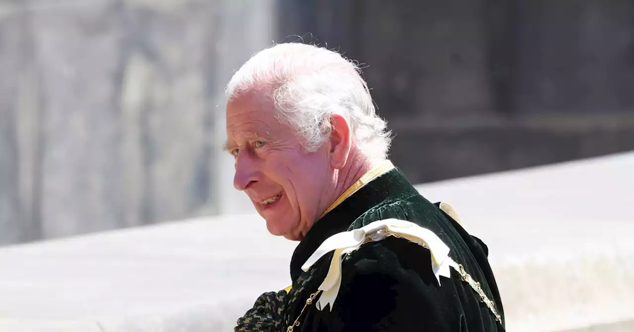 King Charles and Queen arrive at St Giles' Cathedral in Edinburgh for ceremony