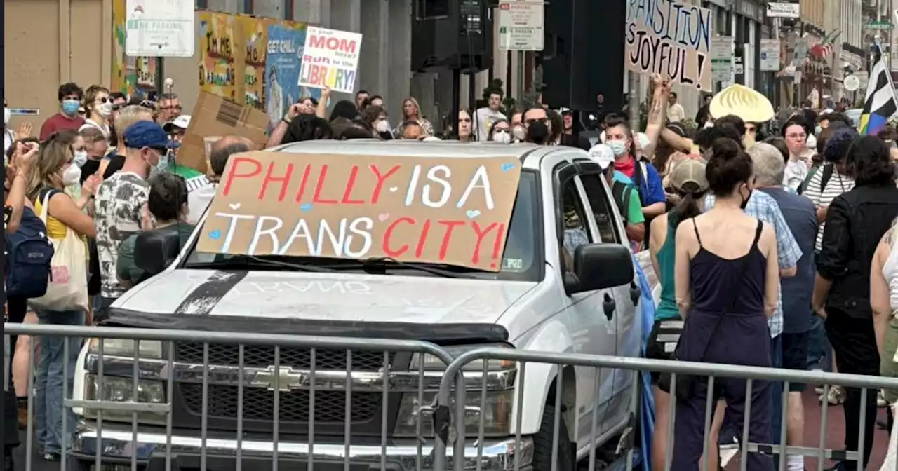 ‘God is trans’ and other fanatical protest signs at the Moms for Liberty summit