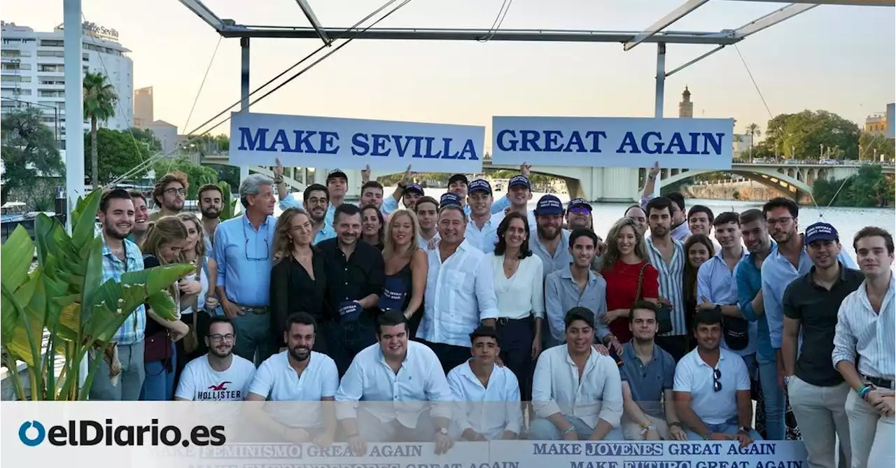 Las juventudes del PP en Sevilla copian un eslogan de Trump: 'Make Sevilla great again'