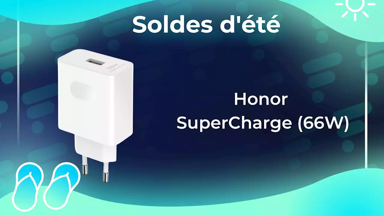 Les soldes d'été s'attaquent à ce chargeur Honor de 66 W à -40 % grâce à un code promo