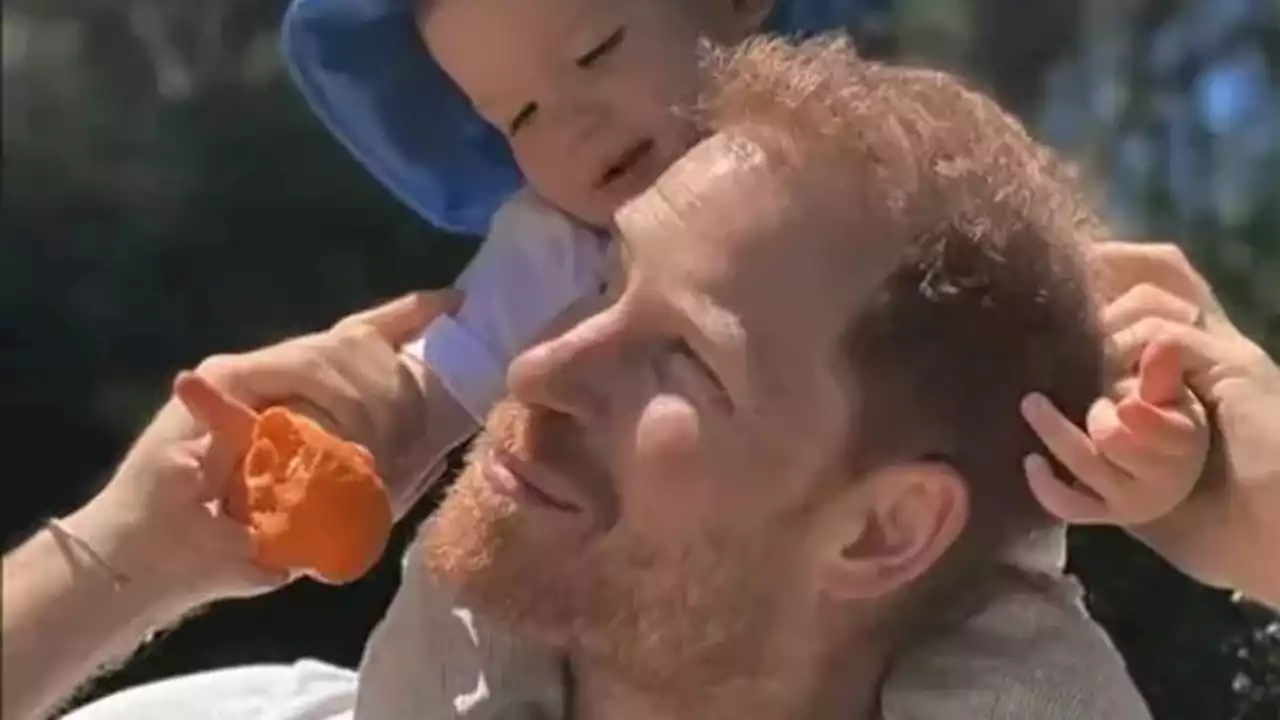 Prince Harry's sweet doting dad moment with Prince Archie he recreated with Princess Lilibet