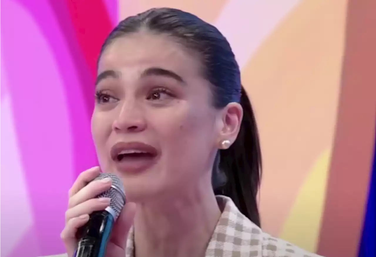 Anne Curtis gets emotional over “Mini Miss U” skit