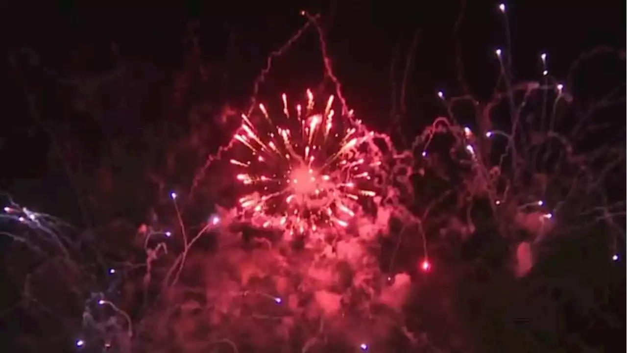 Fireworks light up sky for Shell Freedom Over Texas Fourth of July celebration