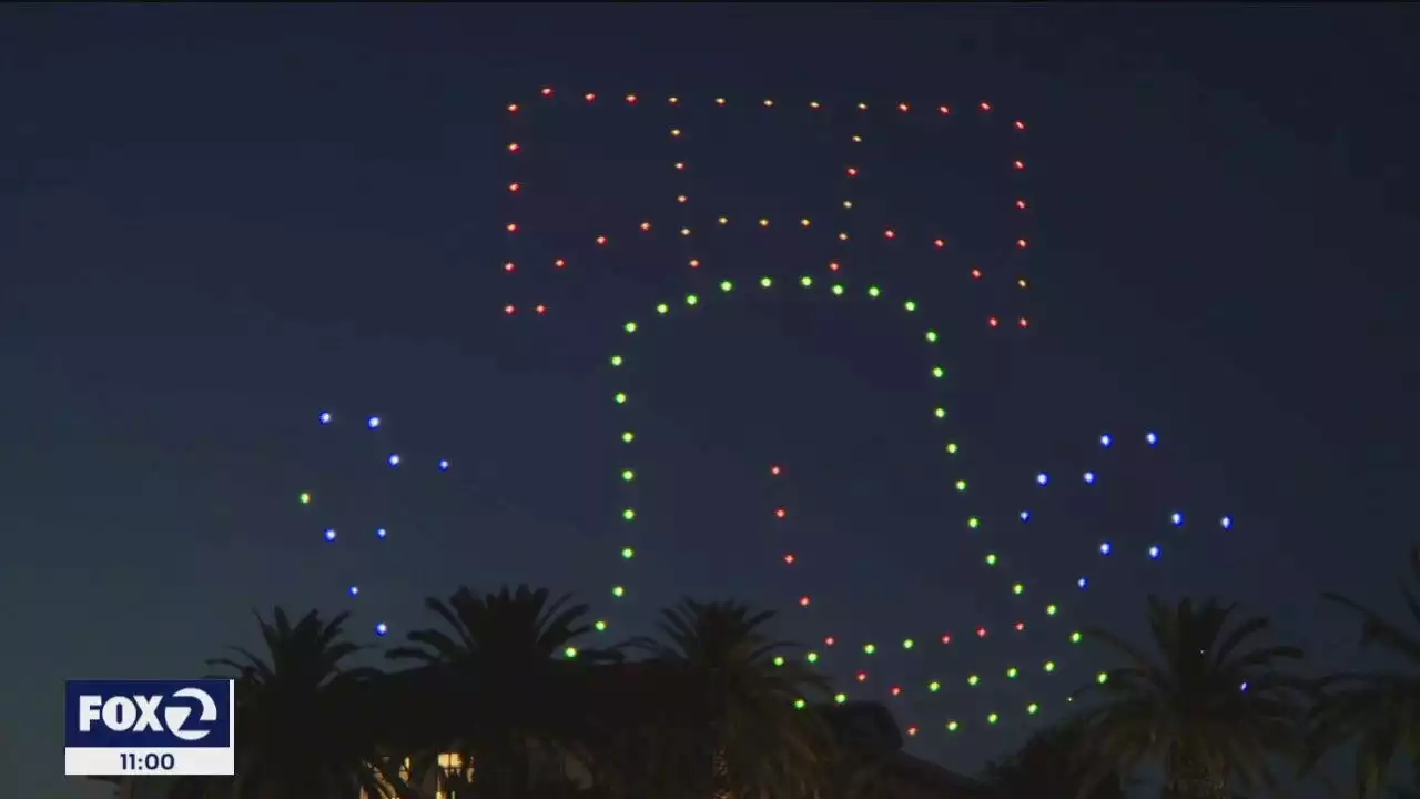 East Bay city celebrates Fourth of July with an alternative to fireworks — a drone show