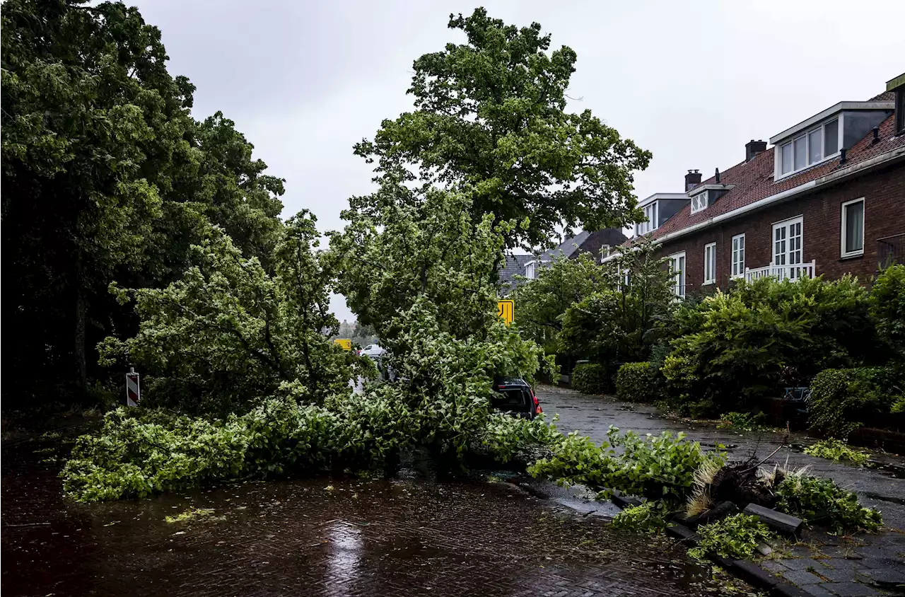 Una tormenta nunca vista en verano paraliza los Países Bajos