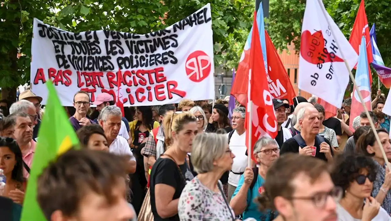 Toulouse : rassemblement unitaire contre les 'violences policières' devant le palais de justice