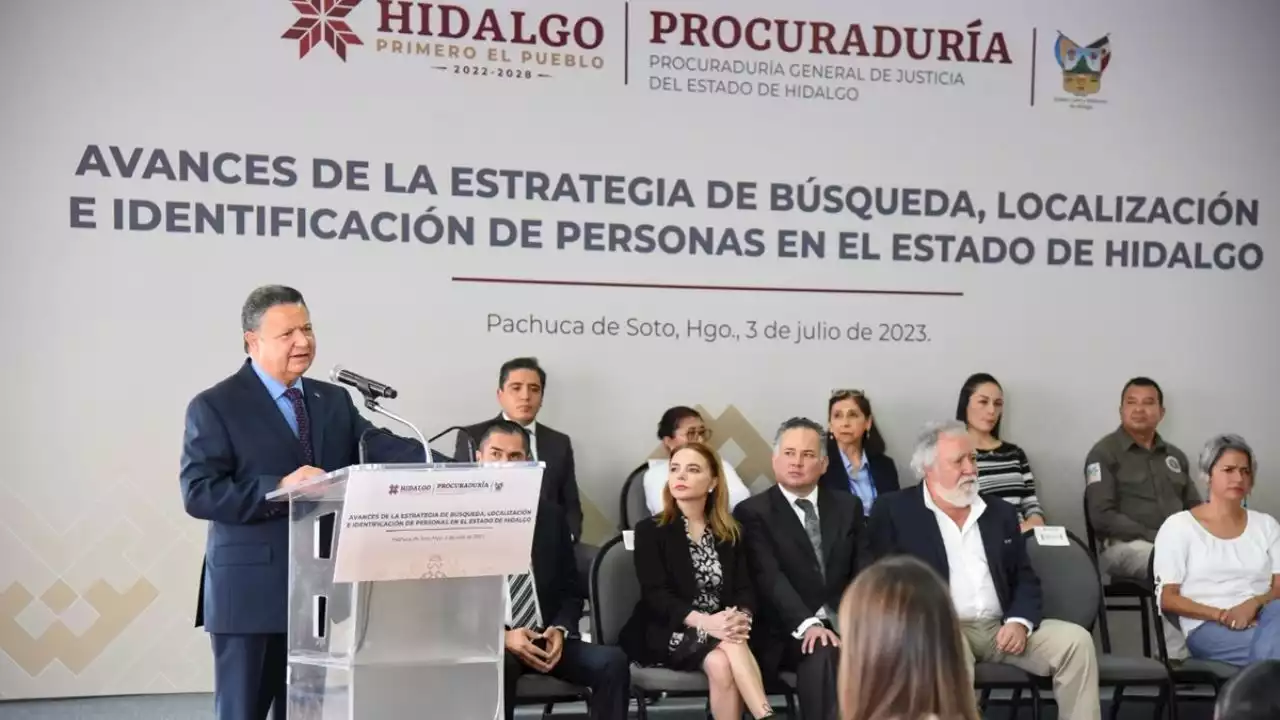 Hidalgo presentan avances en la estrategia de búsqueda de personas desaparecidas