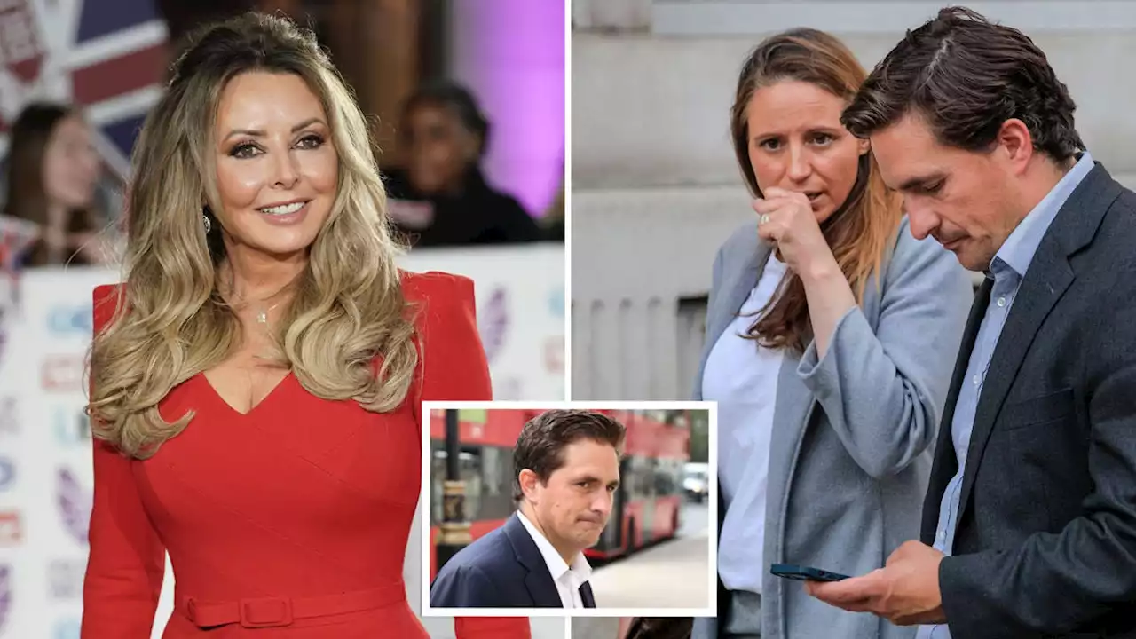 Johnny Mercer's wife accuses Carol Vorderman of 'inciting hate' against Tories