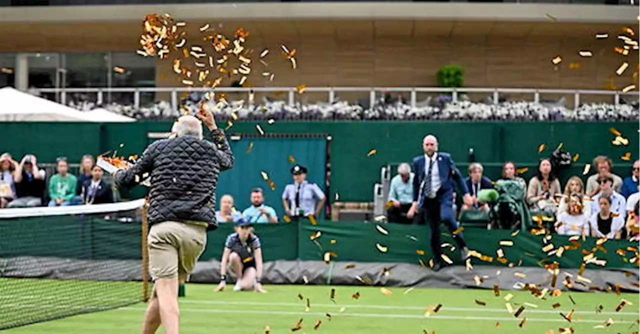 Wimbledon : des activistes font irruption sur le court en plein match