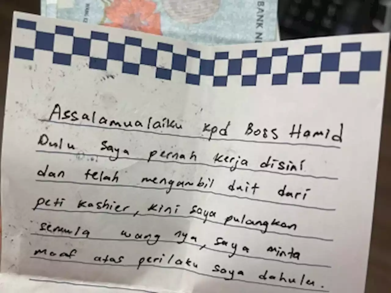 Former Perak convenience store employee apologises, returns stolen money to owner