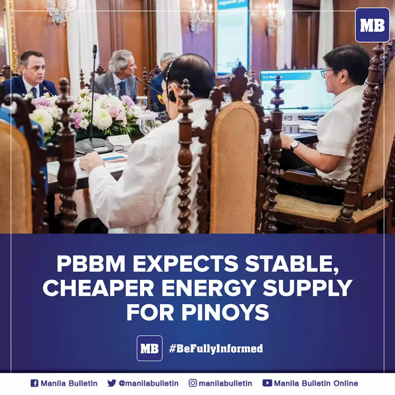 PBBM expects stable, cheaper energy supply for Pinoys