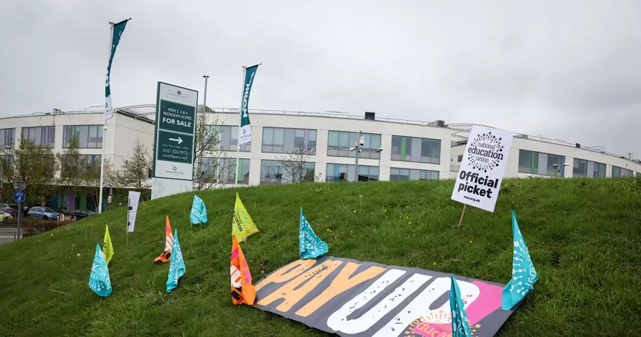 LIVE: Teachers go on strike across Greater Manchester