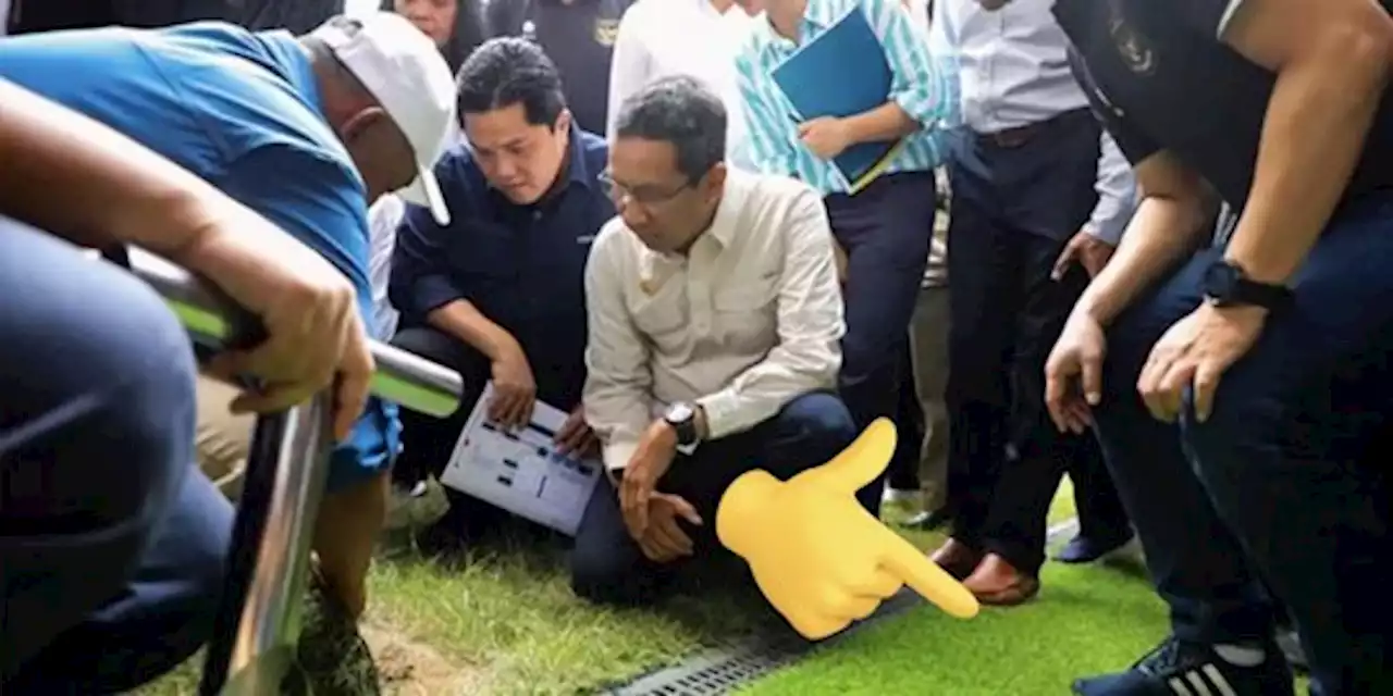 Eks TGUPP Tertawakan Menteri Jokowi, Malah Periksa Rumput JIS Bagian Luar Lapangan | merdeka.com