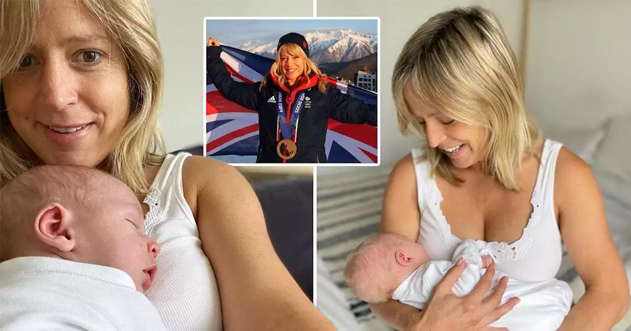 Olympian Jenny Jones, 43, gives birth to first child and reveals unique name