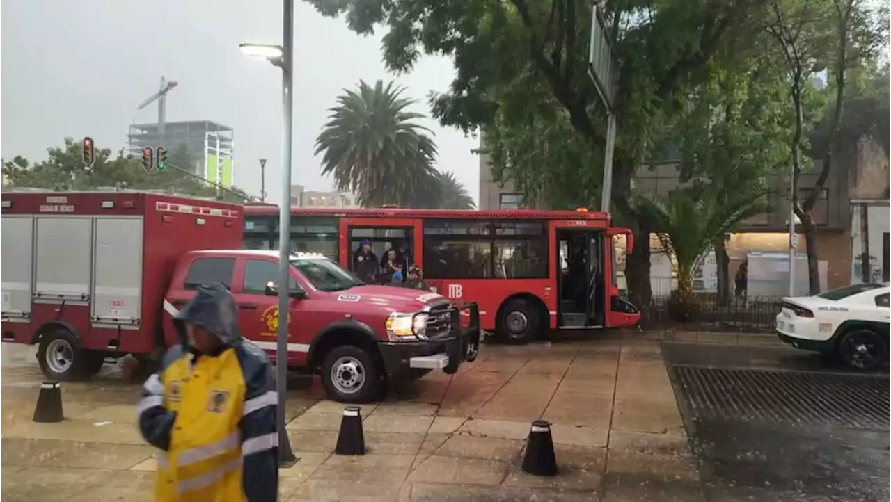 Metrobús-de-cdmx choca-hoy en-Cuauhtémoc; se-reportan-heridos