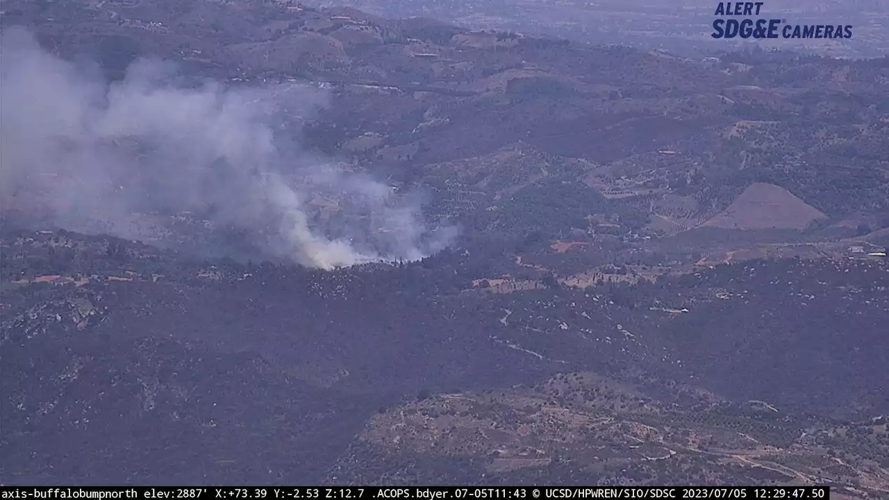 Evacuations, road closures ordered as crews battle brush fire Near Temecula