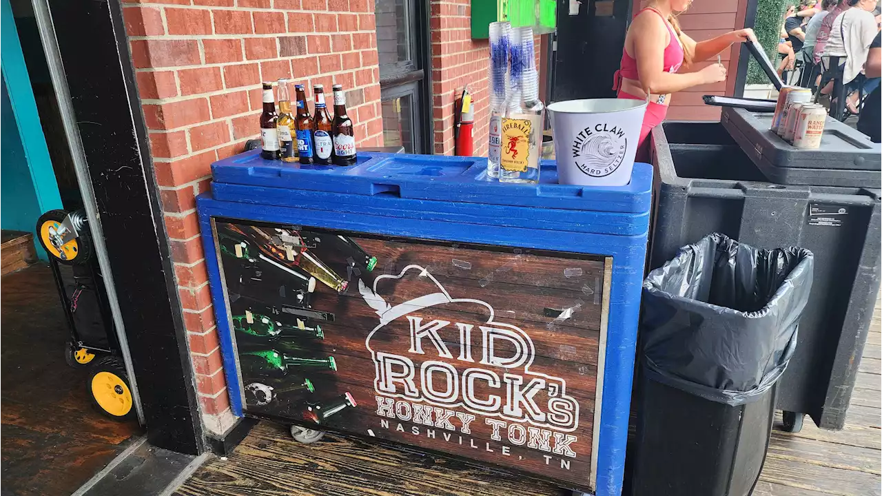 Bud Light spotted at Kid Rock's bar, despite claims he no longer sold it