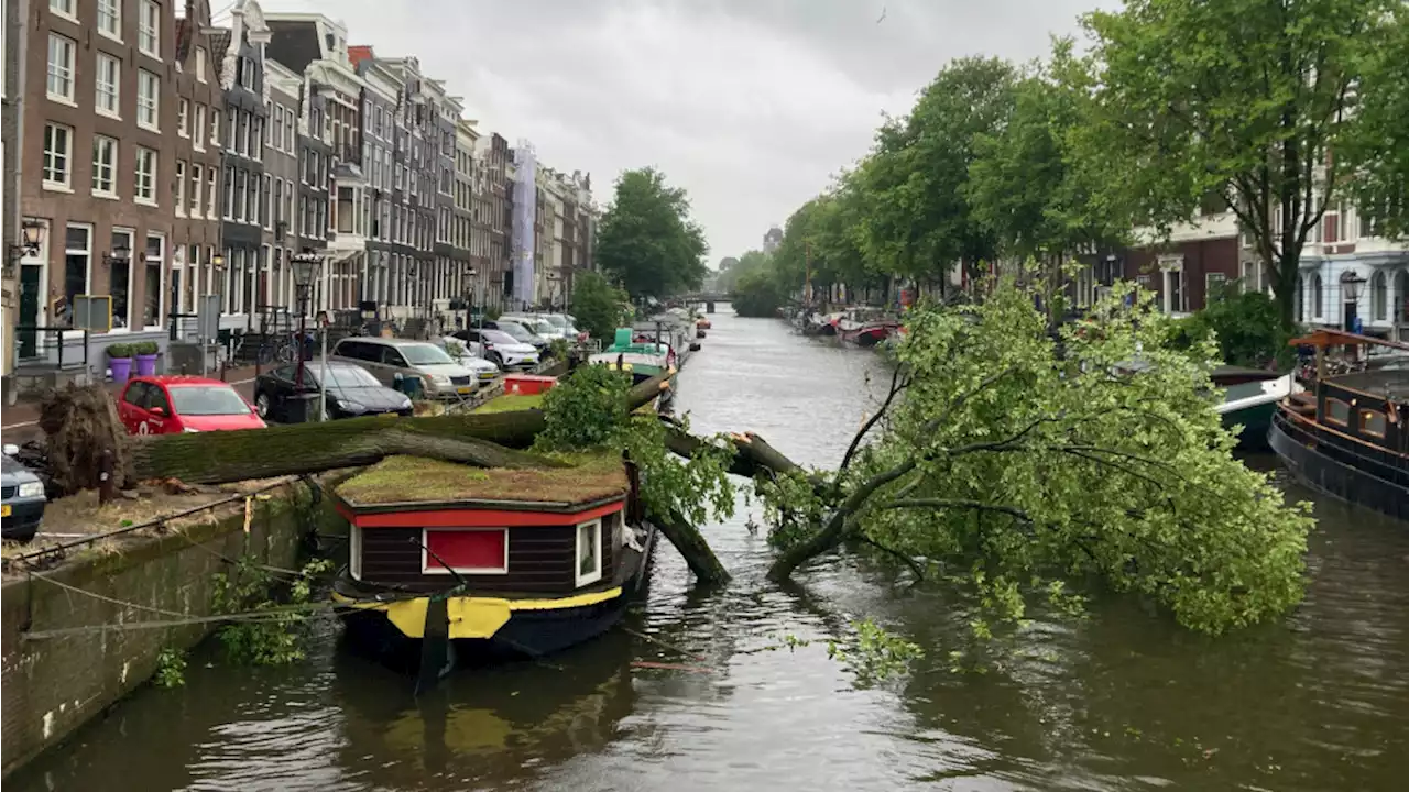 Liveblog storm Poly: OV rijdt niet en vliegtuigen maken doorstart op Schiphol