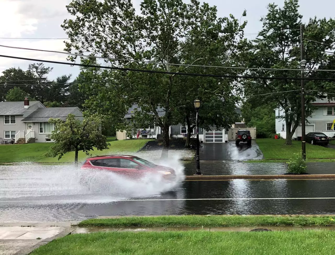 Flood warning issued as severe thunderstorms hit South Jersey