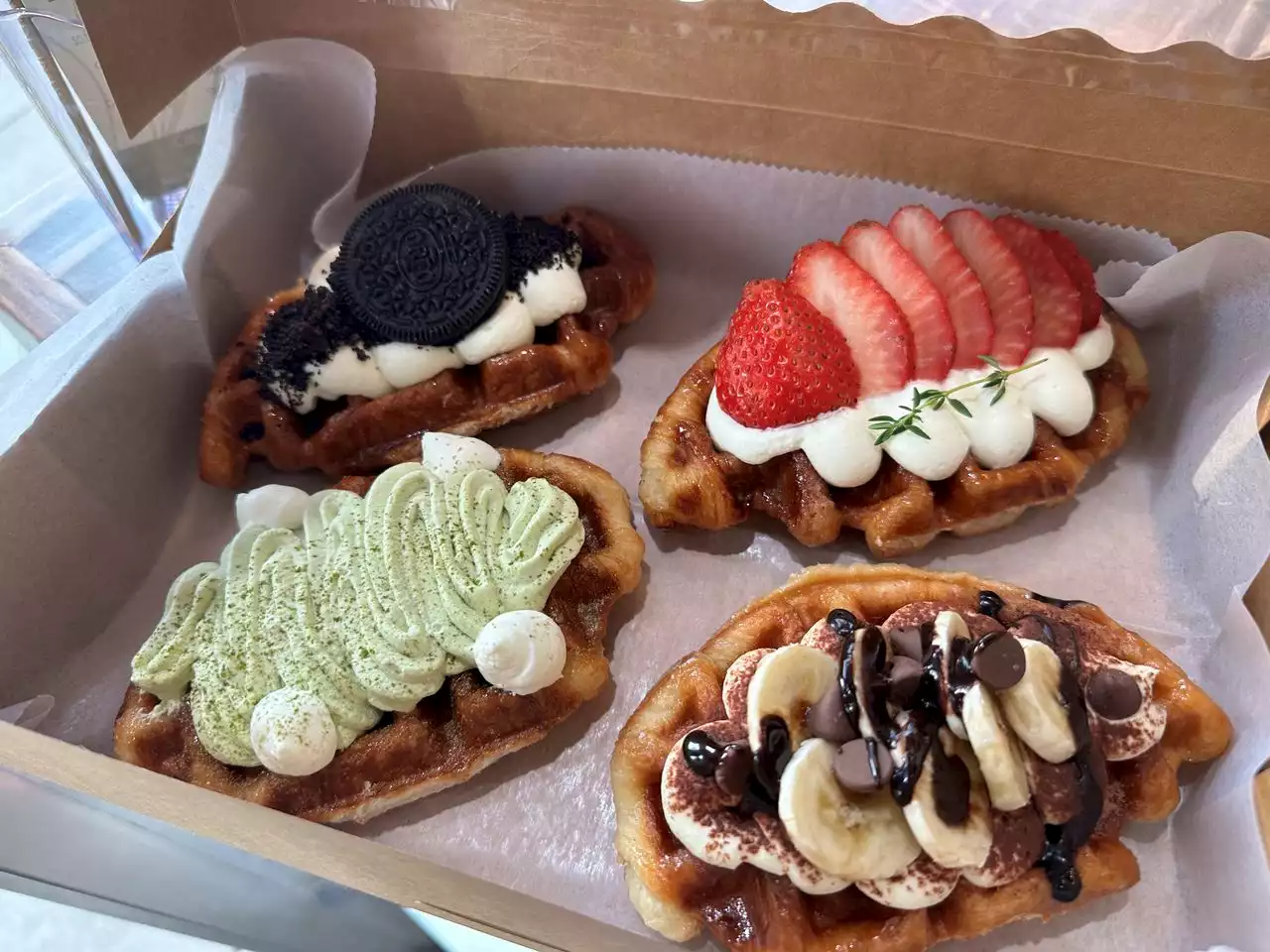 Try a croffle, the trendy waffle and croissant mash-up, at this N.J. café