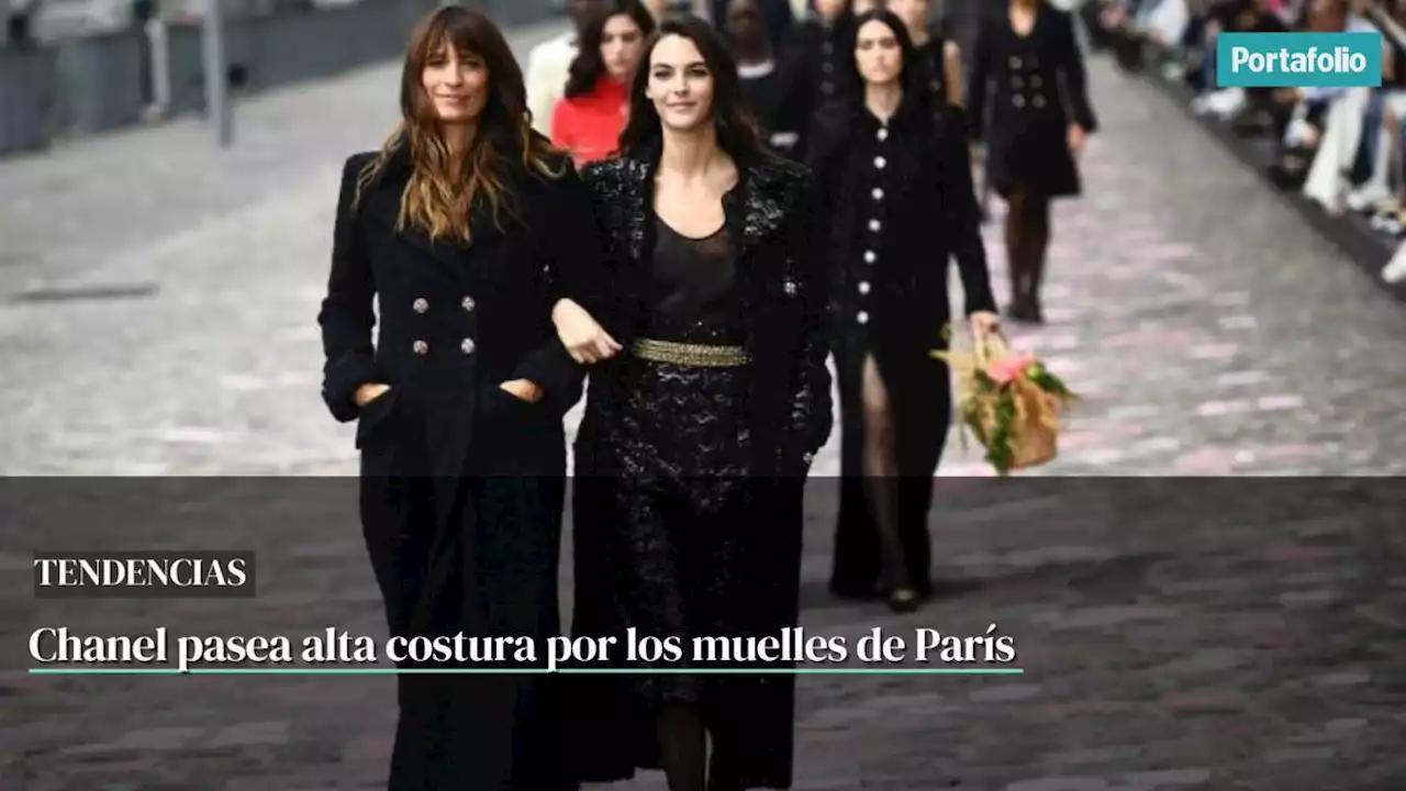 Chanel pasea alta costura por los muelles de París