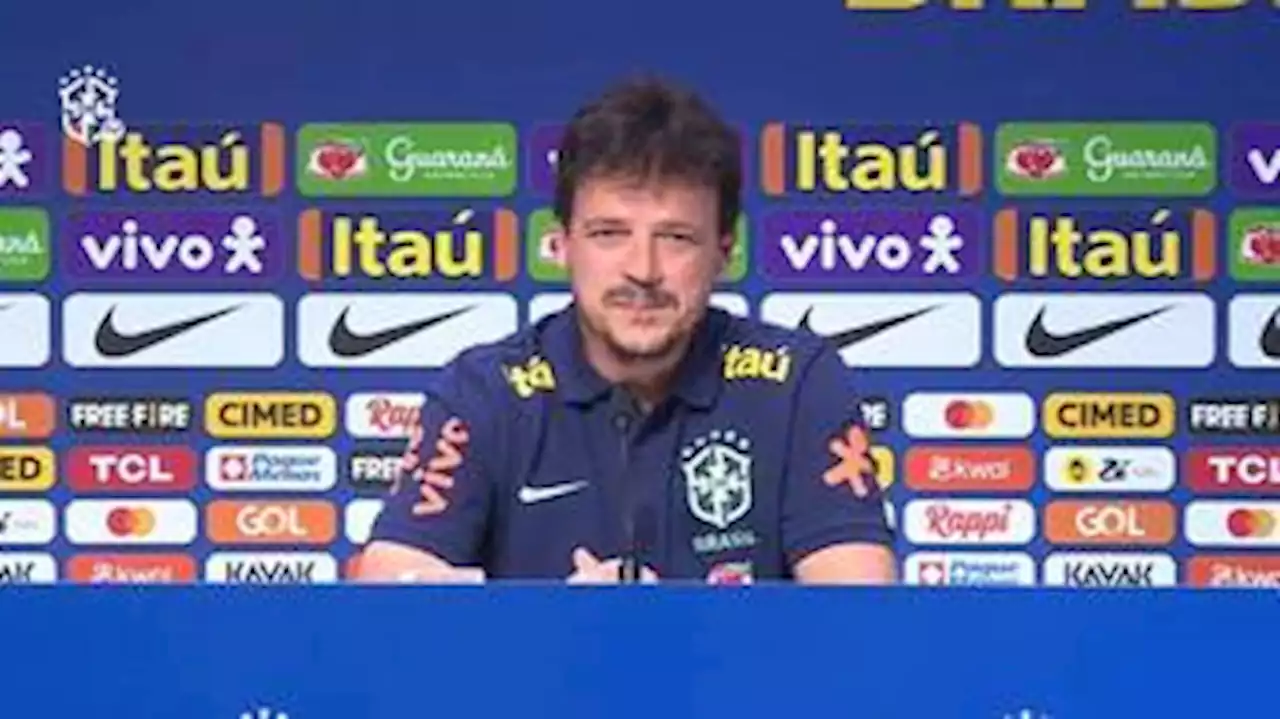 Fernando Diniz é apresentado na CBF e se nega a falar de Ancelotti