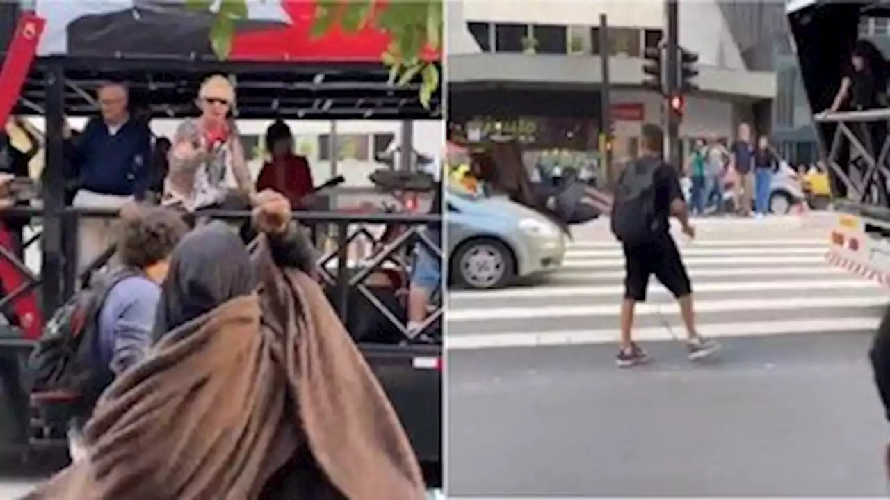 Homem é atropelado em show do Supla na avenida Paulista