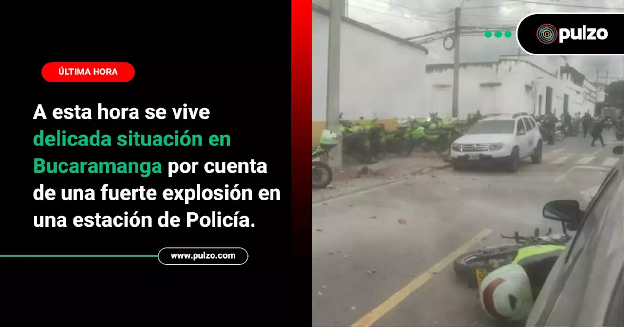 Explosión en estación de Policía de Bucaramanga; sigue el caos por la muerte de motero - Pulzo