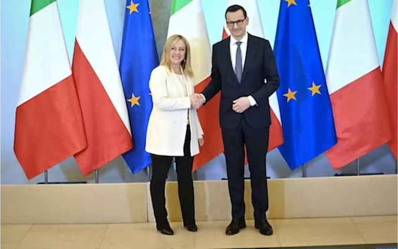 Giorgia Meloni in Polonia, focus su migranti e Unione europea